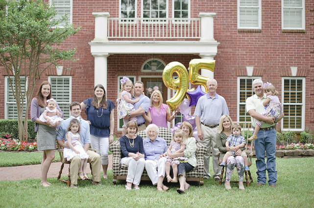 Grannys 95th Birthday Family Portraits_Houston Portrait Photographer_01